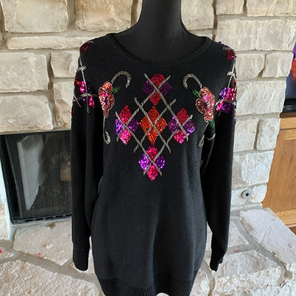 Victoria Jones Vintage‎ Sequin Sweater